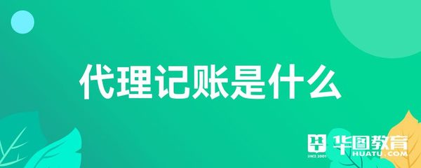 代理记账包含什么内容